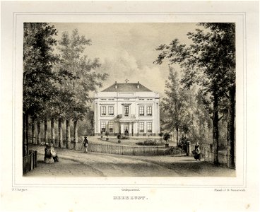 HUA-135867-Gezicht op de voorgevel van het huis Beeklust te Zeist