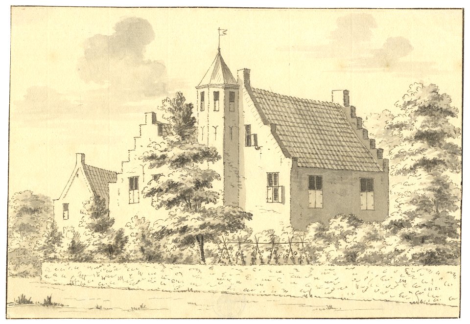 HUA-201587-Gezicht op het huis Molenstein aan de Langbroekerwetering te Rijsenburg NB De gemeenten Driebergen en Rijsenburg zijn per 1 mei 1931 samengevoegd tot 