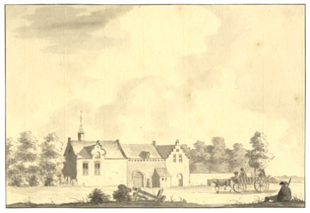 HUA-201599-Gezicht op het huis Moost bij Amersfoort