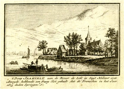 HUA-200583-Gezicht op de Lek bij het dorp Jaarsveld