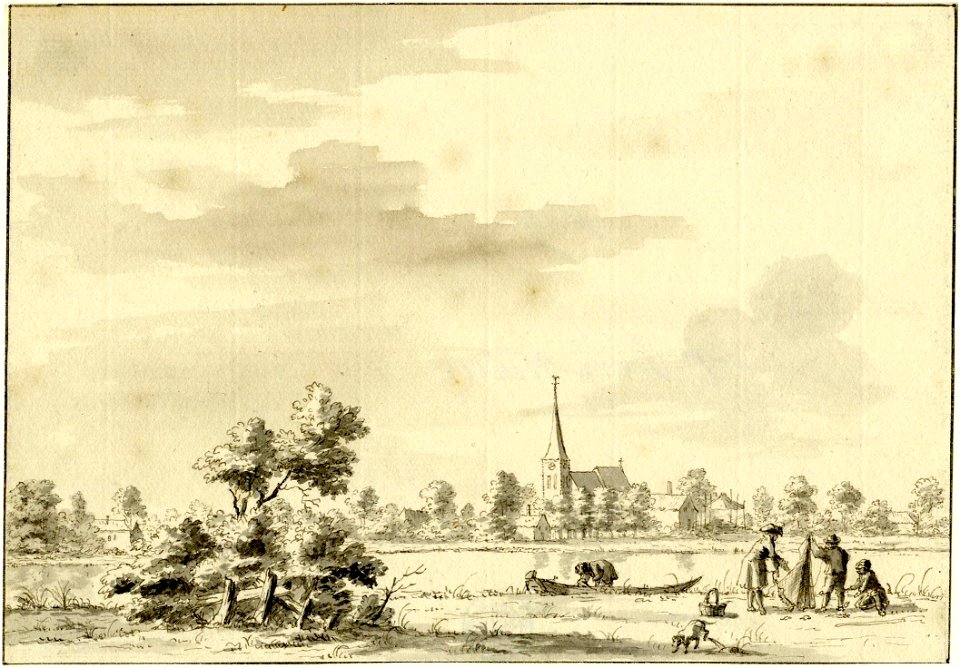 HUA-200955-Gezicht op het dorp Wilnis