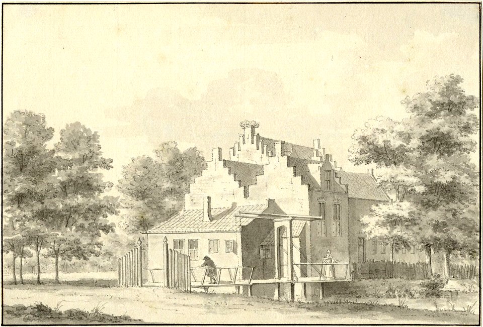 HUA-201138-Gezicht op het huis Broekhuizen bij Leersum