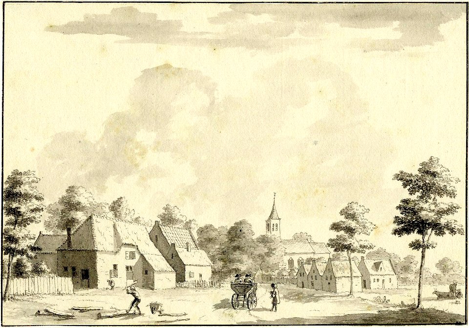HUA-200539-Gezicht op de buurtschap Emminkhuizen bij Renswoude