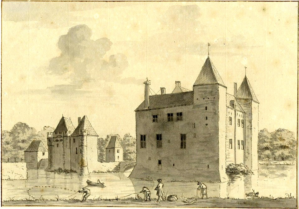 HUA-201094-Gezicht op het kasteel Beverweerd bij Werkhoven