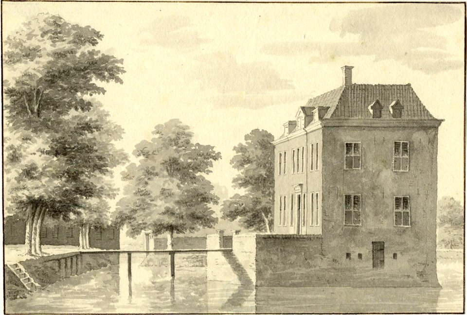 HUA-201368-Gezicht op het huis Hardenbroek bij Driebergen uit het zuidenNB De gemeenten Driebergen en Rijsenburg zijn per 1 mei 1931 samengevoegd tot de gemeente