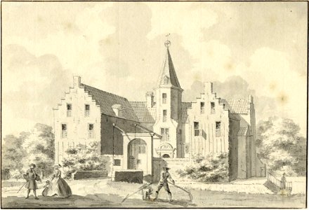 HUA-201183-Gezicht op het kasteel Drakenburg bij Baarn aan de voorzijde