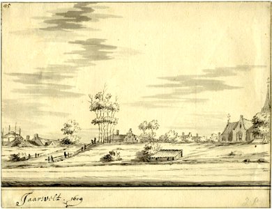 HUA-200588-Gezicht op het dorp Jaarsveld