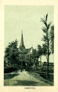 HUA-200338-Gezicht op de RK kerk te Abcoude uit het zuidoosten