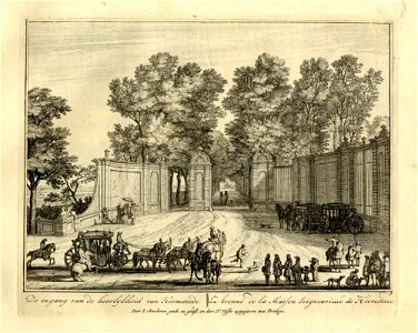 HUA-135952-Gezicht op de toegang tot de buitenplaats Heemstede te Houten
