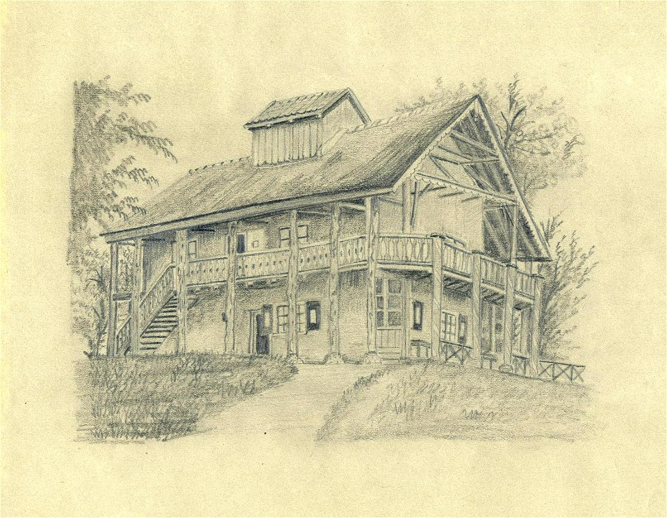 HUA-200631-Gezicht op het Jagershuis ook bekend als het Zwitserse Huis op de Darthuizerberg te Darthuizen bij Leersum