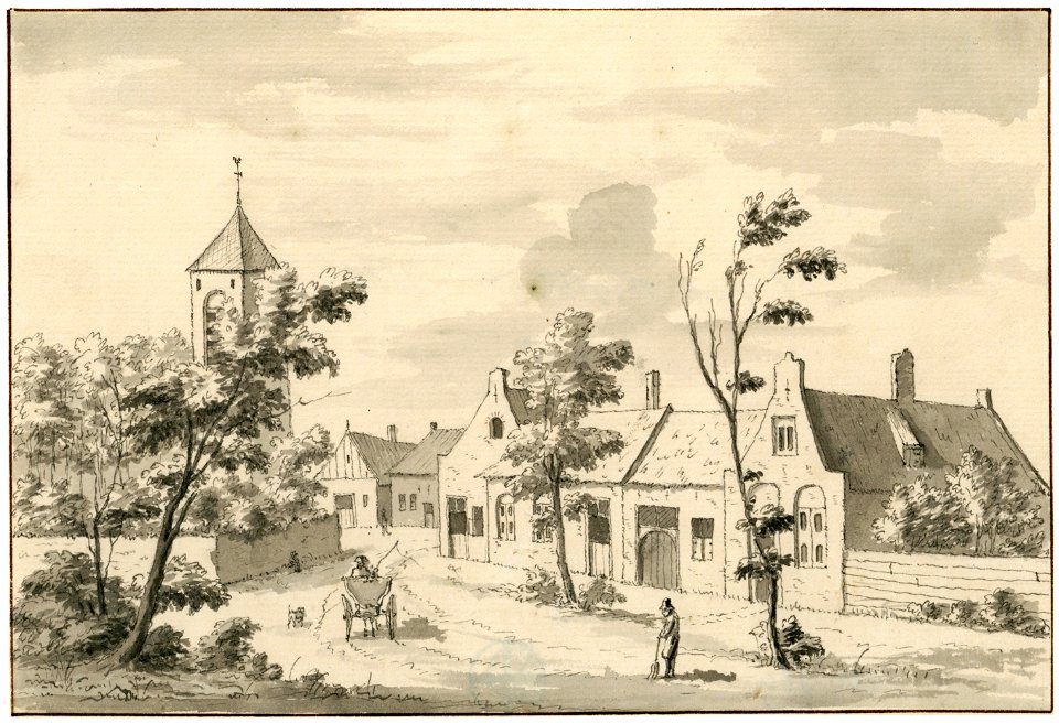 HUA-200769-Gezicht in het dorp Nigtevecht