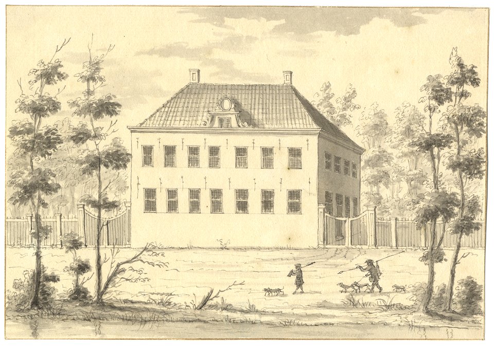 HUA-201898-Gezicht op het huis Snellenburg bij Benschop