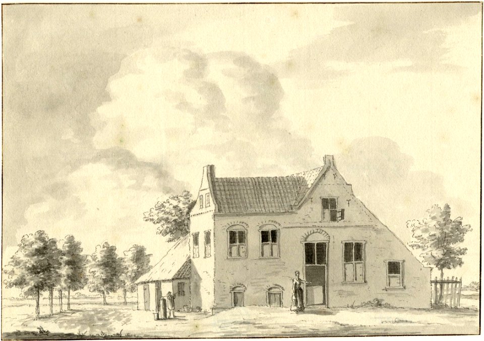 HUA-201524-Gezicht op het huis Lokhorst bij Leusden
