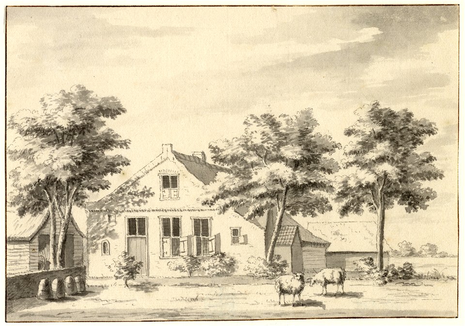 HUA-201529-Gezicht op het huis Luttikeweede bij Amersfoort