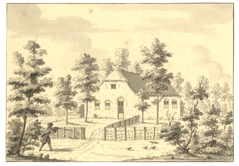 HUA-201573-Gezicht op het huis Meerlo bij Montfoort