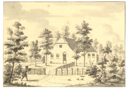 HUA-201573-Gezicht op het huis Meerlo bij Montfoort