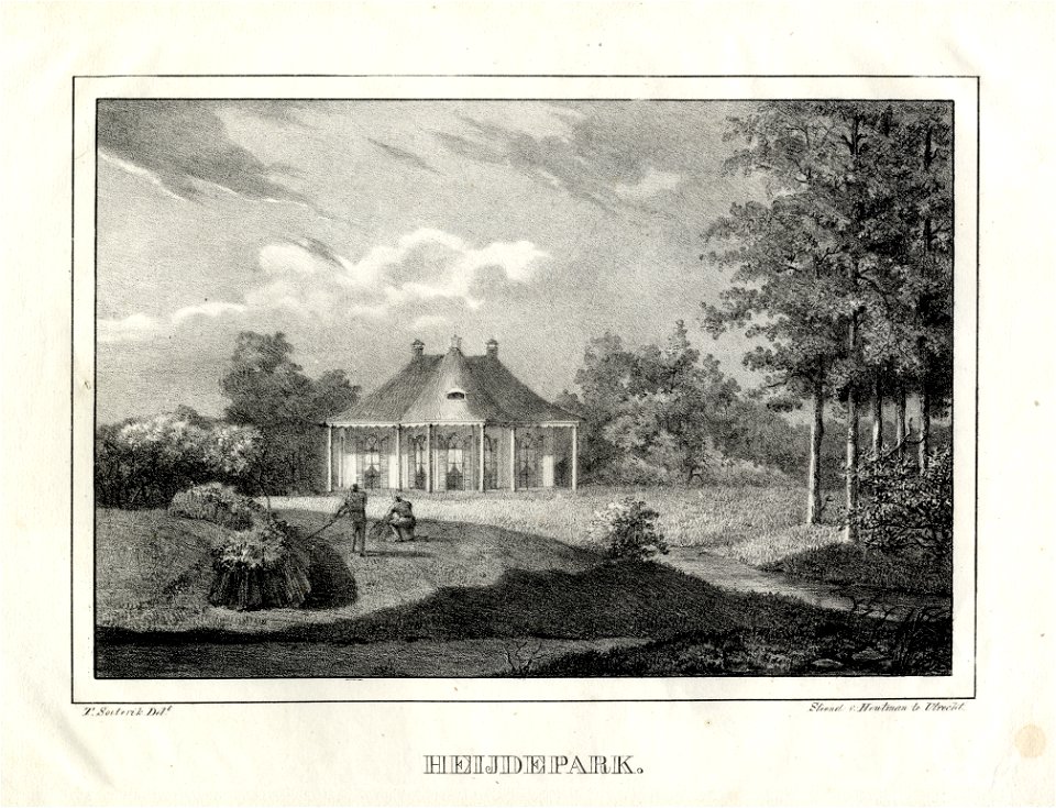 HUA-201448-Gezicht op het huis Hydepark aan de Driebergseweg te Doorn
