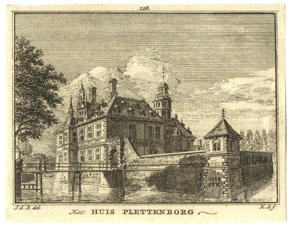 HUA-201758-Gezicht op het kasteel Plettenburg bij Jutphaas uit het noordoostenNB De gemeenten Jutphaas en Vreeswijk zijn per 1 juli 1971 samengevoegd tot de nieu
