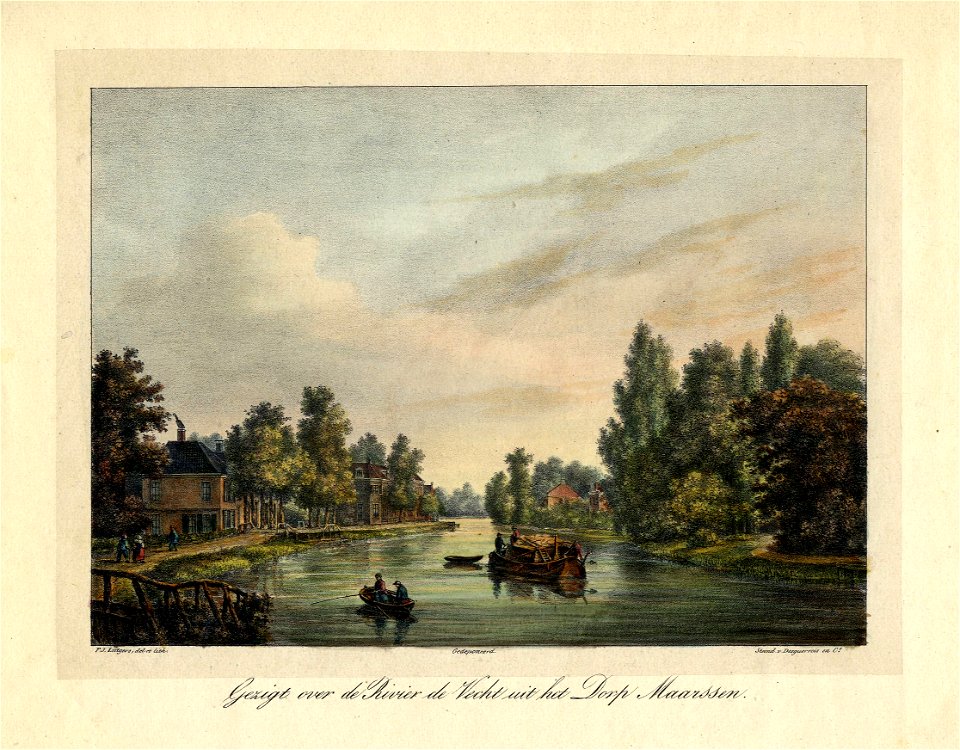 HUA-201164-Gezicht op de Vecht bij Maarssen uit het noorden