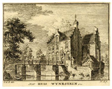 HUA-202095-Gezicht op het kasteel Wijnestein te Jutphaas uit het noordwestenNB De gemeenten Jutphaas en Vreeswijk zijn per 1 juli 1971 samengevoegd tot de nieuw 