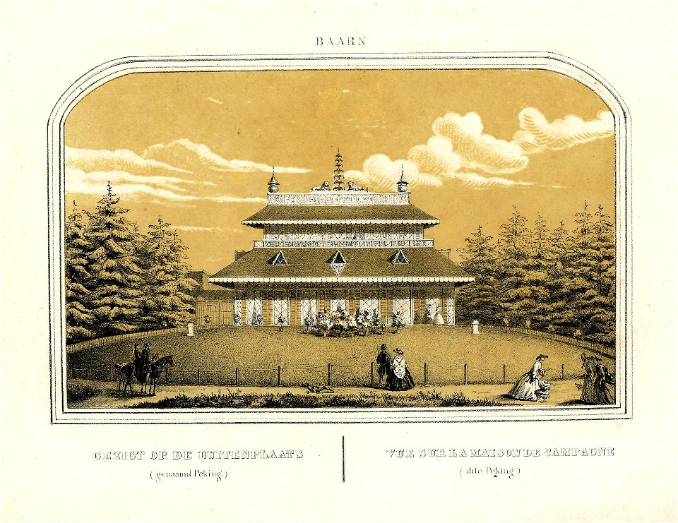HUA-200393-Gezicht op het buitenhuis Peking te Baarn
