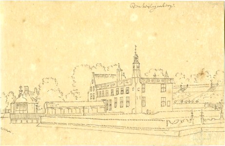 HUA-201416-Gezicht op het huis Heiligenberg bij Leusden