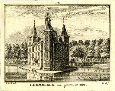HUA-201384-Gezicht op het huis Heemstede gemeente Houten uit het zuiden