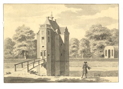 HUA-201794-Gezicht op het huis Remmerstein bij Rhenen uit het zuidoosten