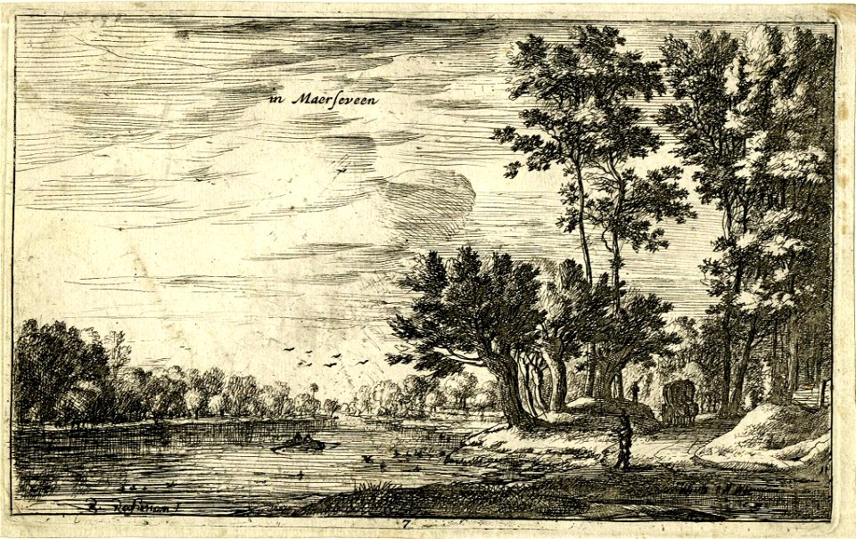 HUA-200729-Gezicht op de Vecht ter hoogte van Maarsseveen