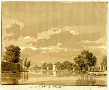 HUA-200460-Gezicht op de Vecht bij Breukelen