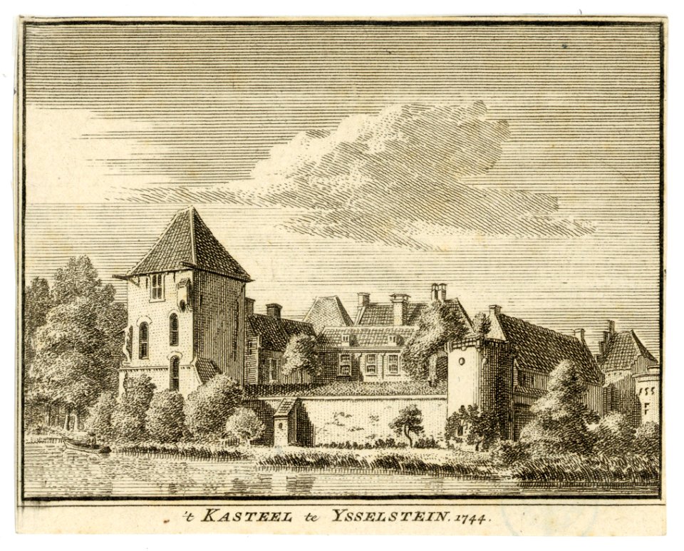 HUA-202103-Gezicht op het kasteel te IJsselstein