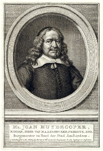 HUA-202381-Portret van Johan Huydecoper geboren 21 februari 1625 overleden 1 december 1704 burgemeester van Amsterdam heer van Maarsseveen eigenaar van de buiten