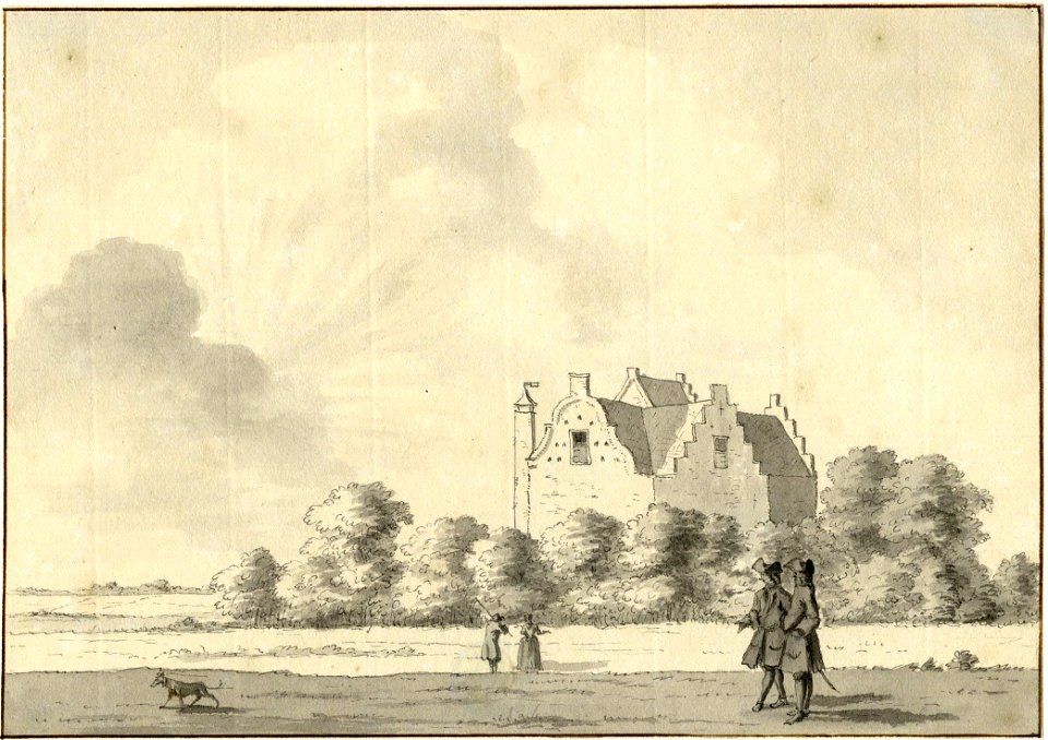 HUA-201421-Gezicht op het huis Heimerstein bij Rhenen