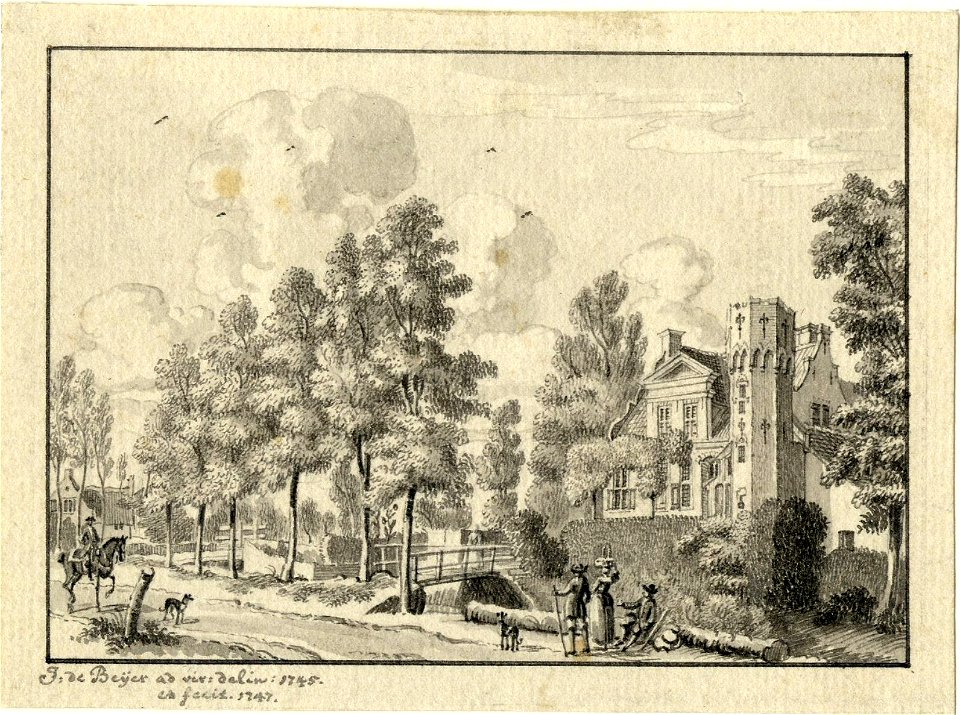 HUA-202046-Gezicht op het huis Toutenburg het jachthuis van bisschop Schenk van Toutenburg bij Maartensdijk