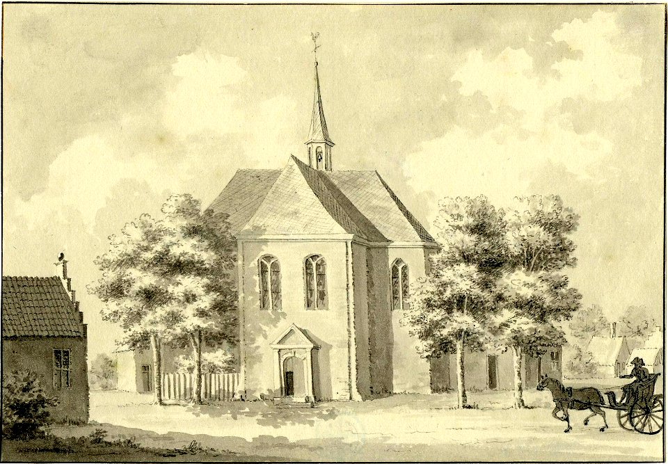 HUA-200897-Gezicht op de Nederlands Hervormde kerk te Vreeswijk