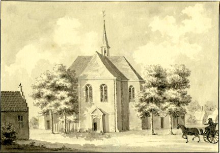 HUA-200897-Gezicht op de Nederlands Hervormde kerk te Vreeswijk