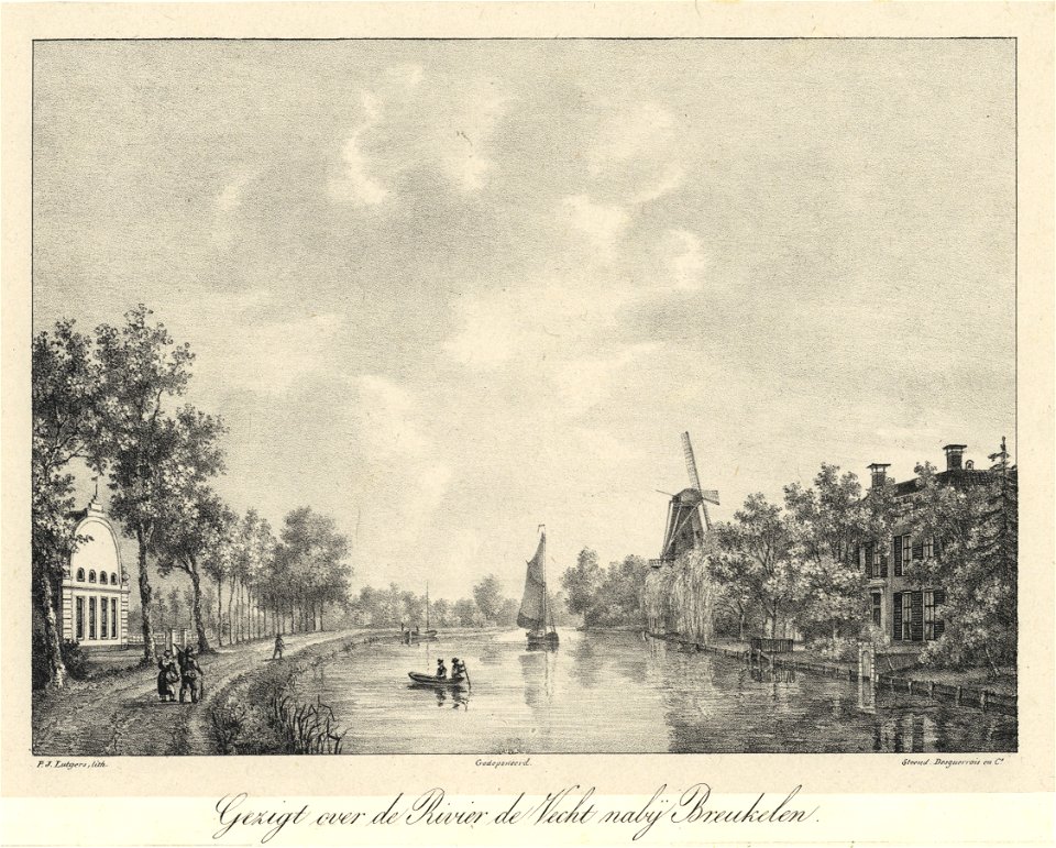 HUA-202394-Gezicht op de Vecht bij Breukelen