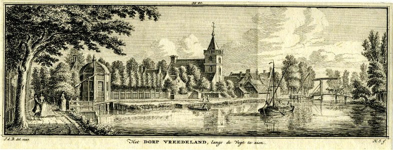 HUA-200871-Gezicht op de Vecht bij Vreeland