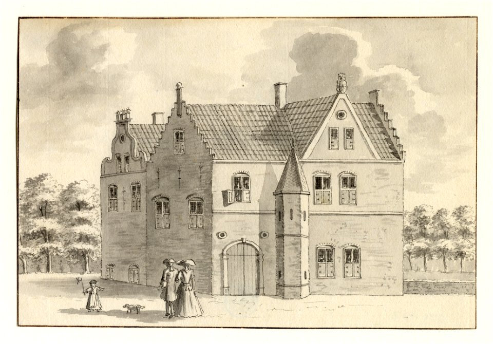 HUA-201972-Gezicht op het huis Te Veen bij Blauwkapel gemeente Maartensdijk NB Blauwkapel is per 1 jan 1954 bij de gemeente Utrecht gevoegd