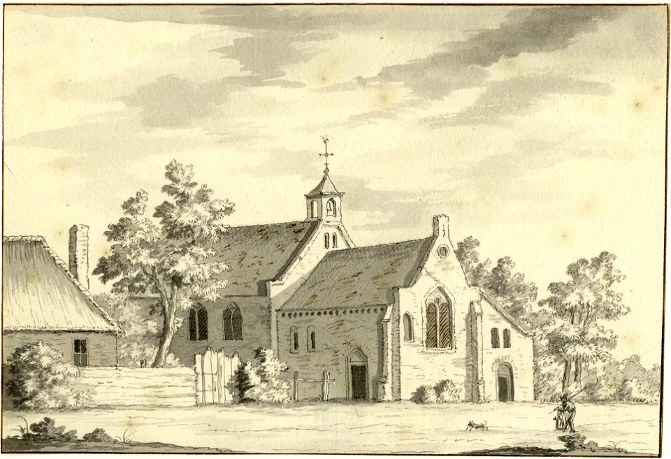 HUA-201000-Gezicht op de Nederlands Hervormde kerk te Zuilen