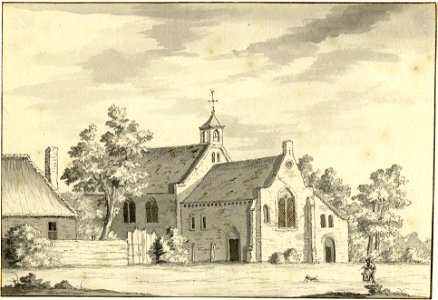HUA-201000-Gezicht op de Nederlands Hervormde kerk te Zuilen