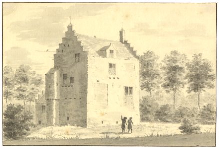 HUA-201923-Gezicht op de achter en de zijgevel van het huis Stormerdijk te Jutphaas uit het noordoostenNB De gemeenten Jutphaas en Vreeswijk zijn per 1 juli 1971