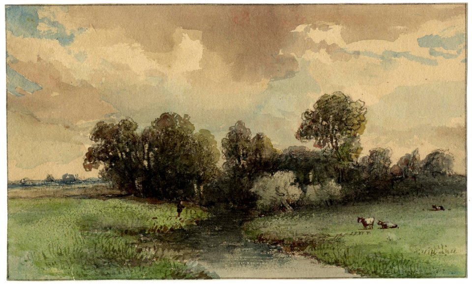 HUA-202784-Gezicht op het landschap nabij Oudenrijn tussen Utrecht en De Meern 
