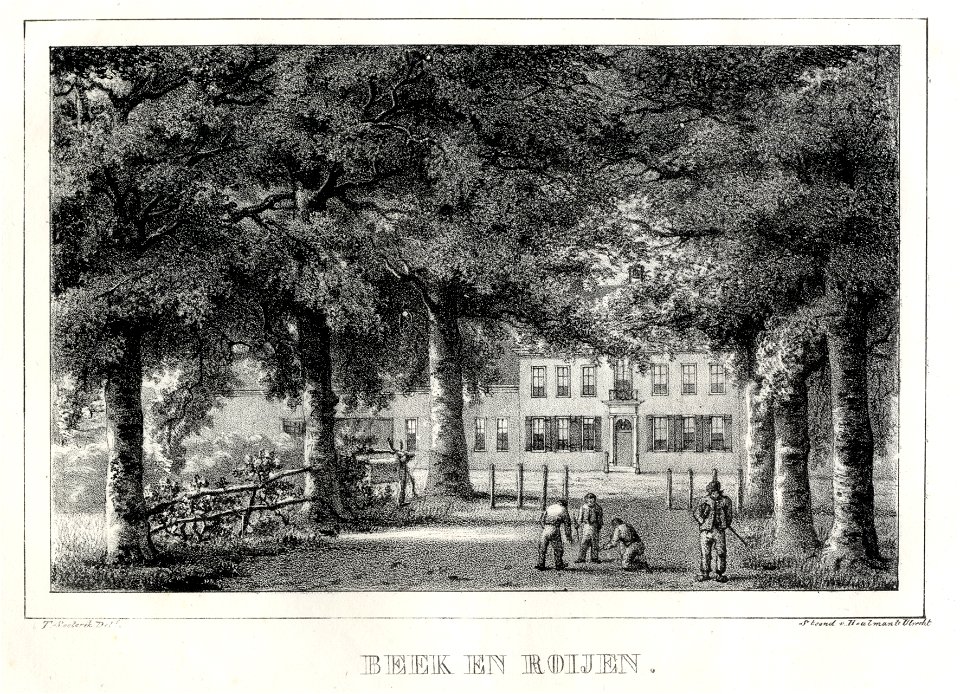 HUA-201165-Gezicht op het huis Beek en Royen 2e Dorpsstraat 54 58 te Zeist