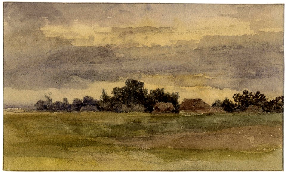 HUA-202779-Gezicht op het landschap nabij Oudenrijn tussen Utrecht en De Meern 