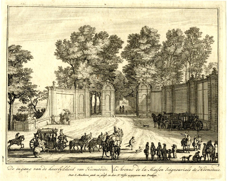 HUA-201389-Gezicht op de toegang tot de buitenplaats Heemstede te Houten