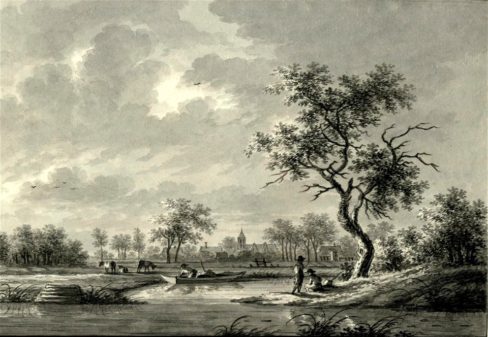 HUA-206174-Gezicht op het landschap in de omgeving van Jutphaas