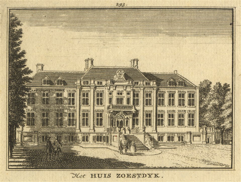 HUA-201903-Gezicht op de voorgevel van het huis Soestdijk te Baarn
