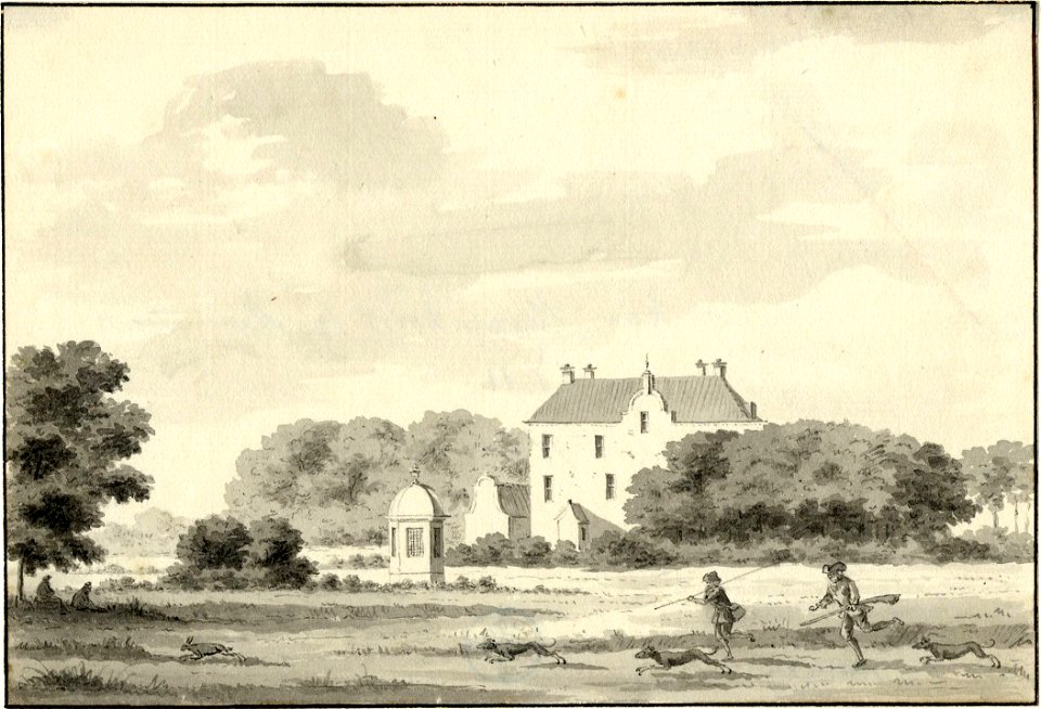 HUA-201429-Gezicht op het huis Hoogenhorst bij Amersfoort