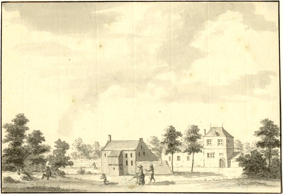 HUA-201251-Gezicht op het huis Eykelkamp bij Blauwkapel